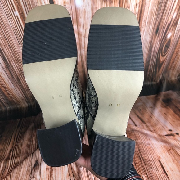 Durango Snakeskin Leather Stacked Heel Platform Boots - Picture 11 of 13